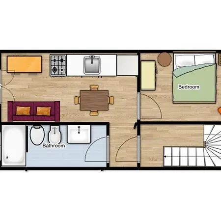 Stylish One Bedroom Flat Bosa